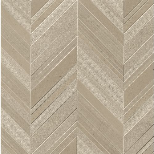 Suave Due 14 1/4" x 28" Freccia Textured Marble Mosaic in Volpe
