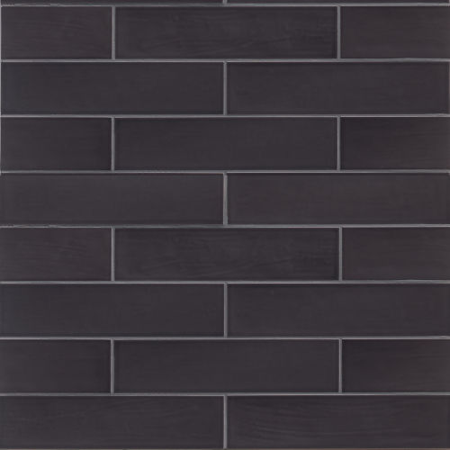 Tongue In Chic 2 1/2" x 10 1/2" Gloss Wall Tile in Playing It Coal