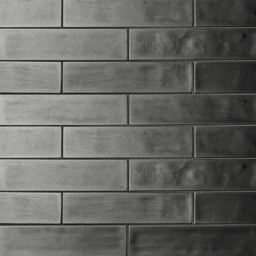Tongue In Chic 2 1/2" x 10 1/2" Metallic Wall Tile in Totally In Zinc