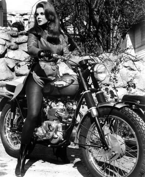 1960s biker girl
