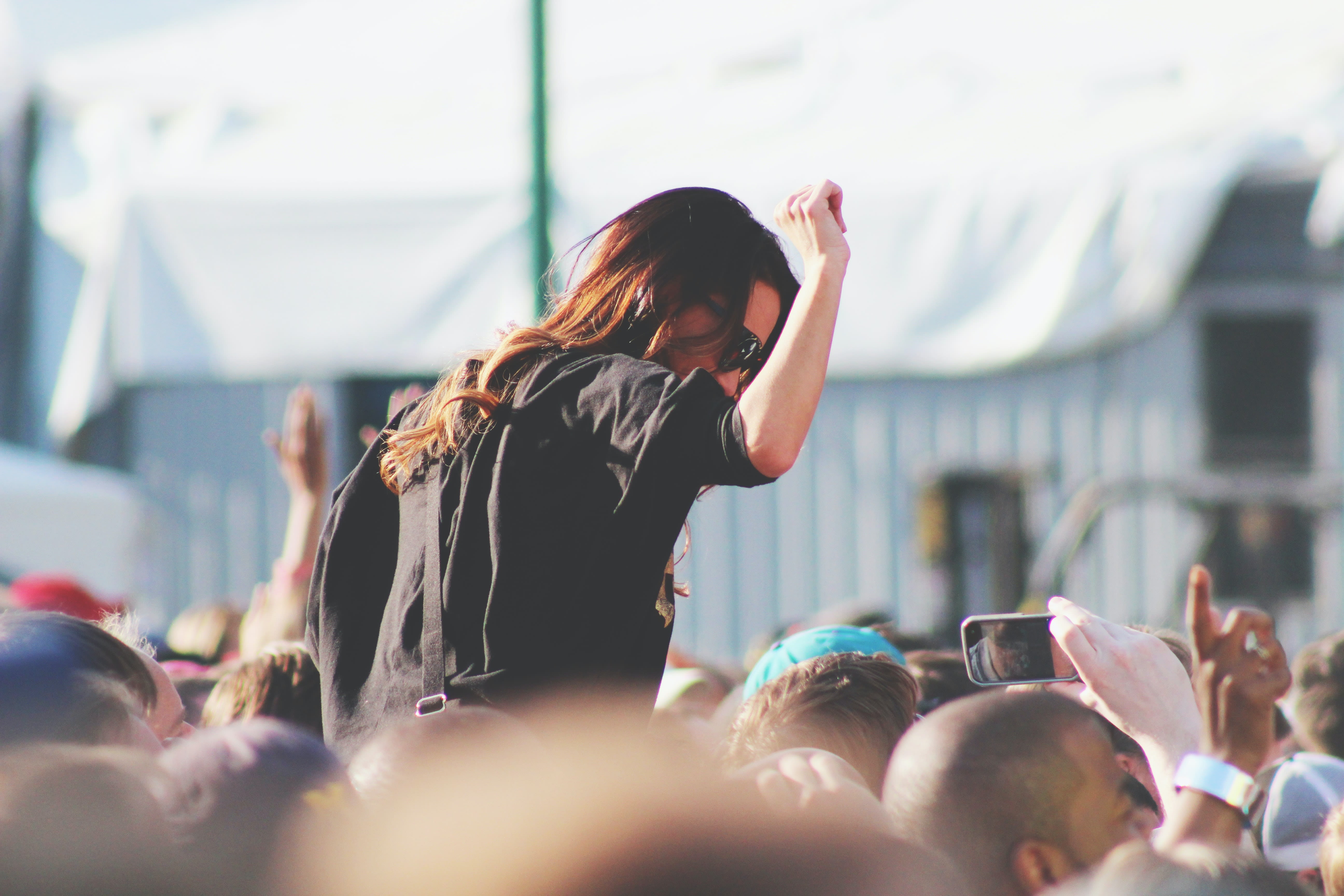 Fan at a concert.