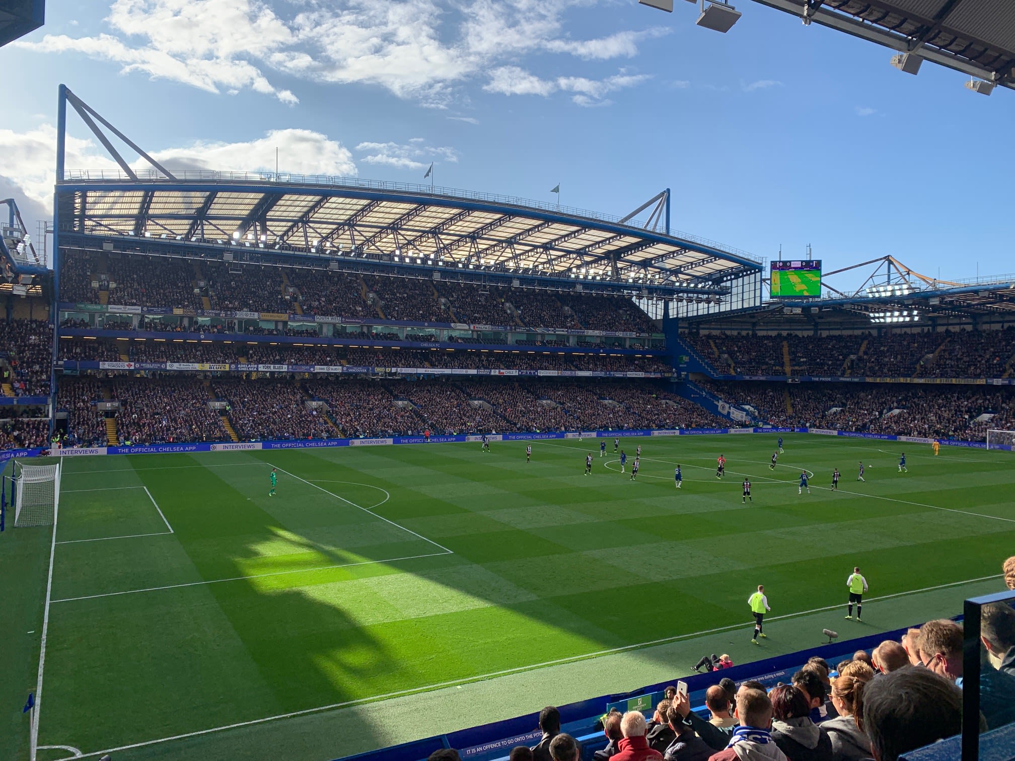 Chelsea premium stadium seat view