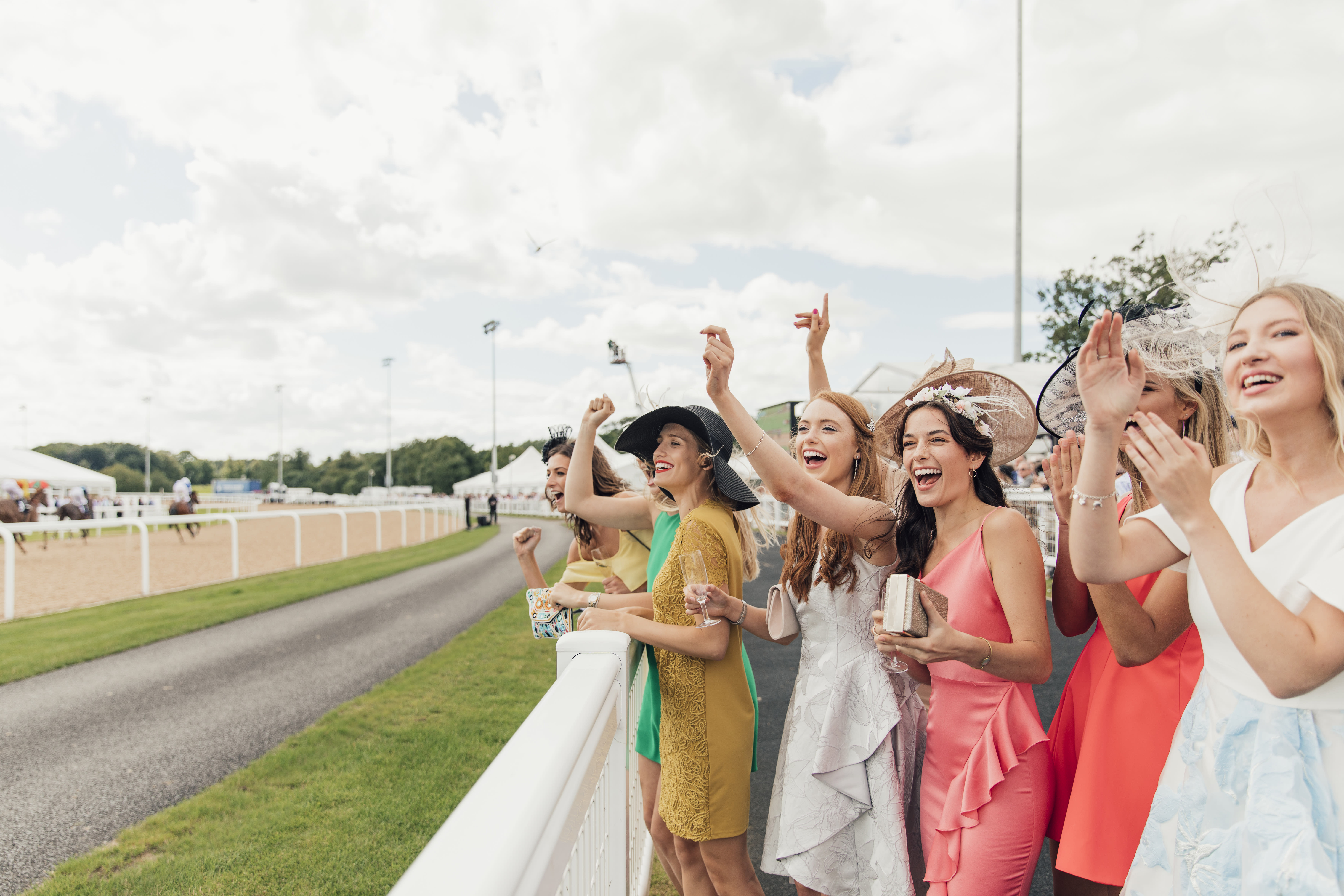 Group of ladies at the races