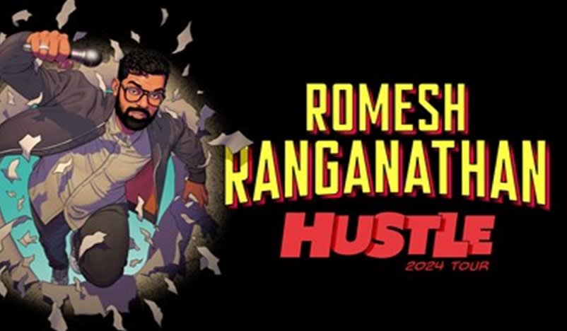 Romesh Ranganathan 'Hustle' tour poster