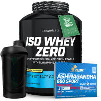 ISO WHEY Zero + GRATIS Ashwagandha 600 Sport und Shaker