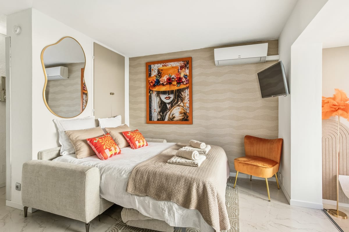 Mandarine d’Ipanema, appartement avec terrasse dans la résidence Ipanema à la Pinède