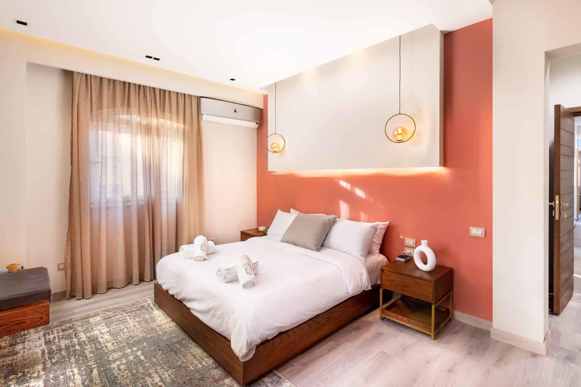 The Sleek & Ritzy 2 BDR | 15 min from CAI Airpt. — Apartment in 6 Al Nakhil new cairo, Cairo, Egypt — photo 14