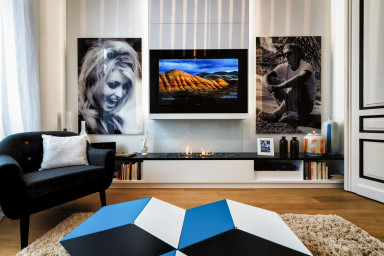 Living Room with High Quality Sofa Bed
