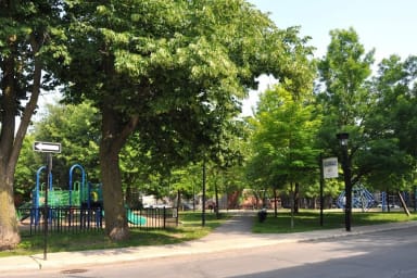 At one corner of my street, a big children's park. Great for families!