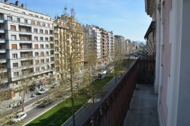 vue du balcon