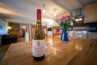 Wine on the dining table