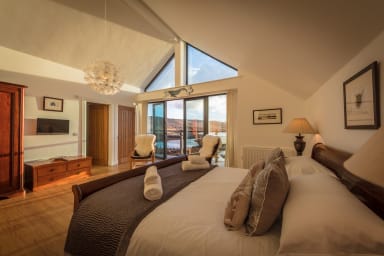 Bedroom with spectacular views