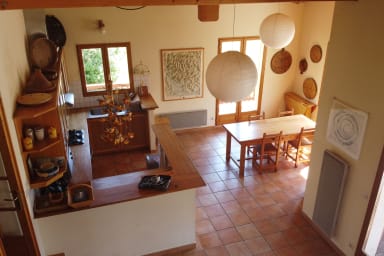 Kitchen and dining room