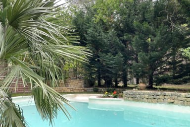 Piscine de forme libre et jardin de 4600m2 - Serenity Rentals