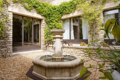 The inside courtyard