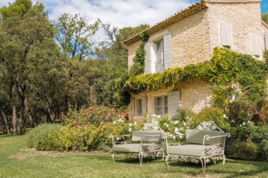 Outside a groundfloor bedroom.