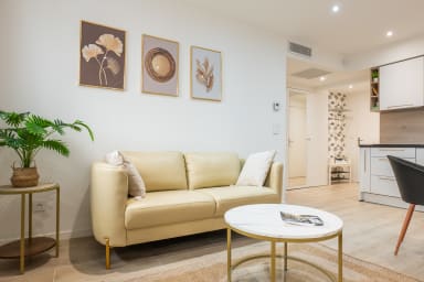 Upscale 3-room apartment, 300m from the beaches
