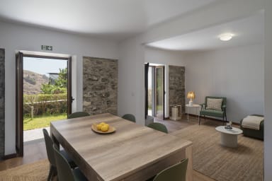 dining area and living room