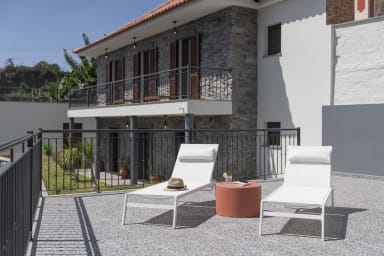 Balcony and relaxing chair