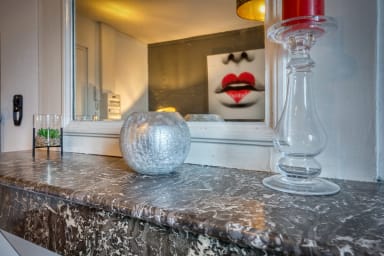 Décoration d'ambiance sur cheminée