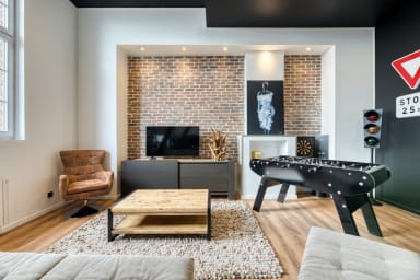 Salon avec TV
