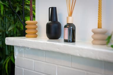 Décoration d'ambiance sur cheminée