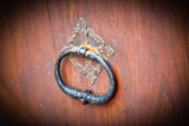 Porte avec cachet normand