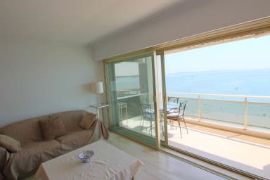 large living room, all opening on terrace with sea view