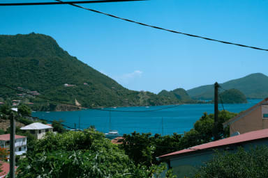 Plan au sol de Villa en location saisonnière à Les Saintes en Guadeloupe  