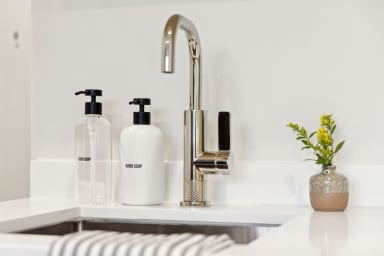 Kitchenette with Nespresso Coffee Machine and Mini Fridge - No Stove