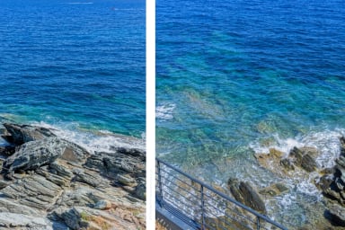 accès pédestre à la mer