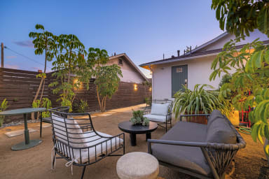 Relax, grill, and unwind in our cozy outdoor lounge.