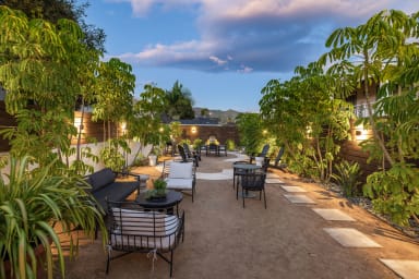 Relax, grill, and unwind in our cozy outdoor lounge.