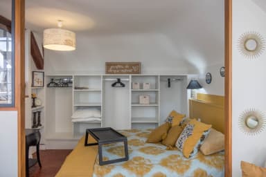 Espace chambre vu de l'espace salon