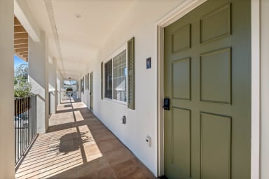 Secure entry with personalized smart lock code for easy self-check-in.