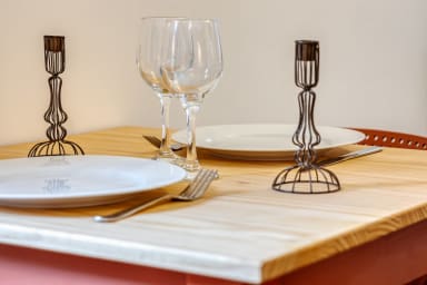 Décoration de la table à manger 