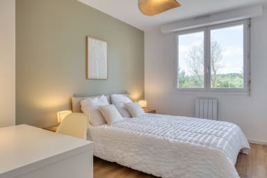 Un espace calme pour se reposer ou travailler