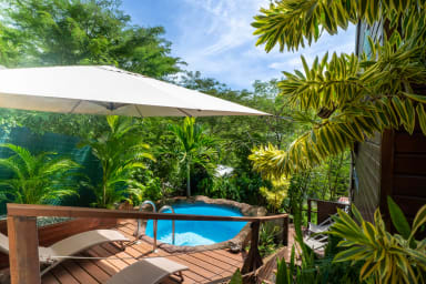 Photo de Bungalow en location saisonnière à Sainte-Anne en Guadeloupe 