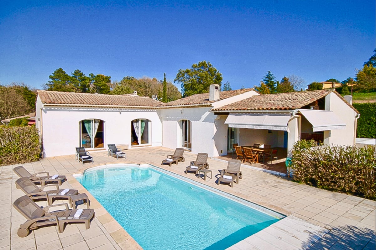Villa de campagne - 8 pers - Vue sur les mimosas