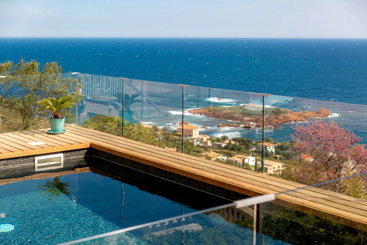  Maison Villa vue mer 8 pers & piscine chauffée