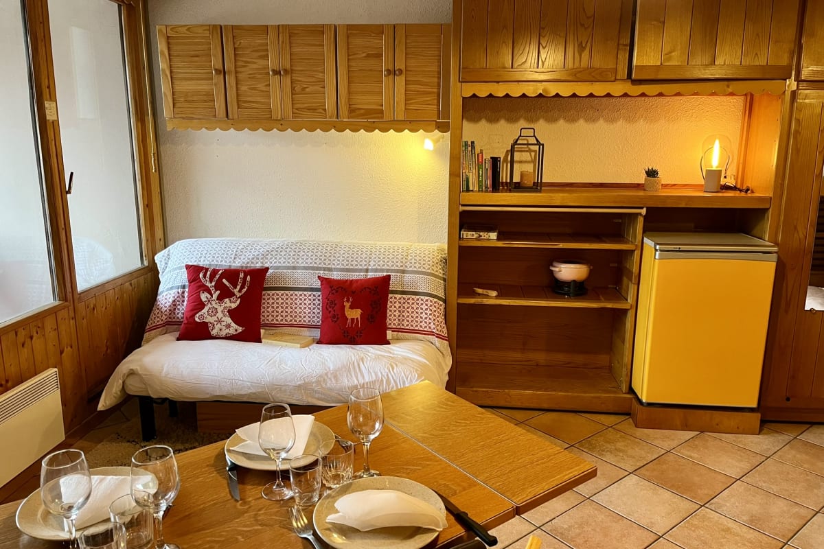 Immobilier Studio 4 pers. en plein centre avec balcon et vue  