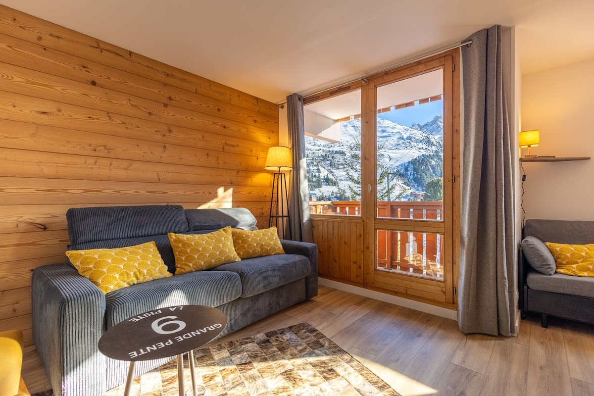 Appartement design rénové avec vue sur les pistes