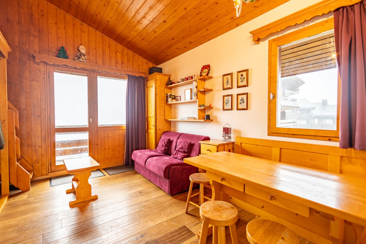 Appartement 6 personnes pied des pistes à Méribel Mottaret