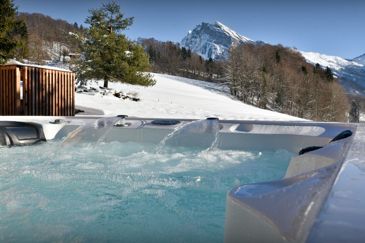  immobilier  Séjour détente alpine pour 15 avec spa et cinema - OVO Network
