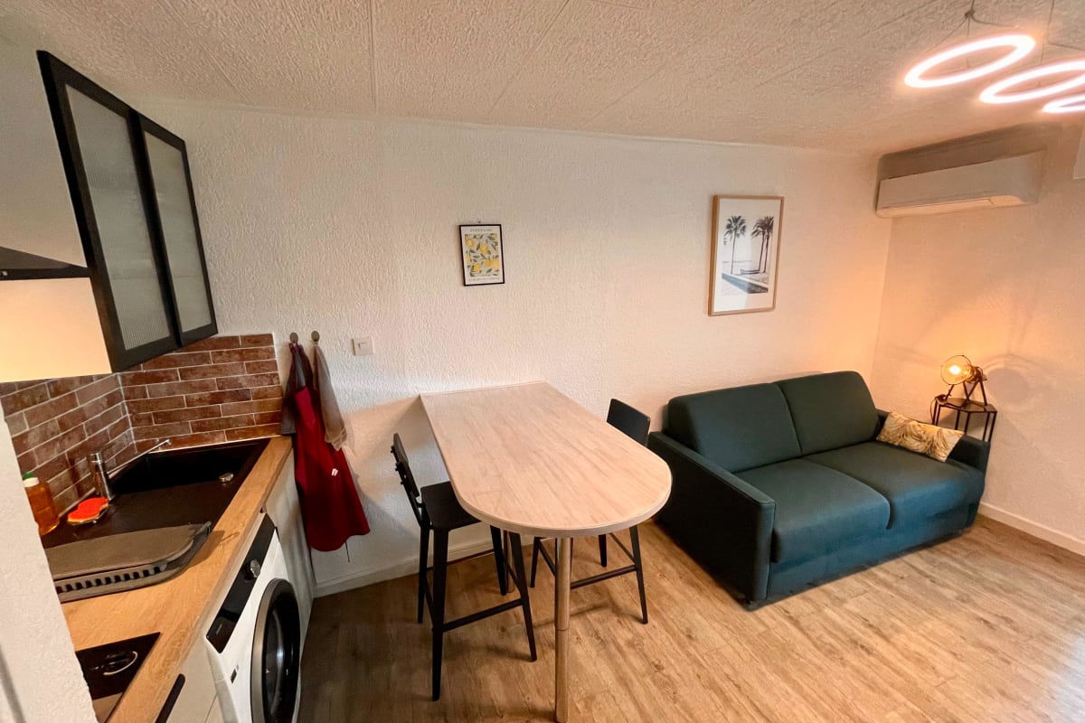  Studio chaleureux à quelques pas de la plage 