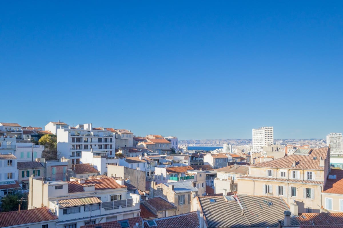  Appartement Terrasse vue mer • T2 cosy & calme à Endoume- Climatisation – Marseille 7ᵉ