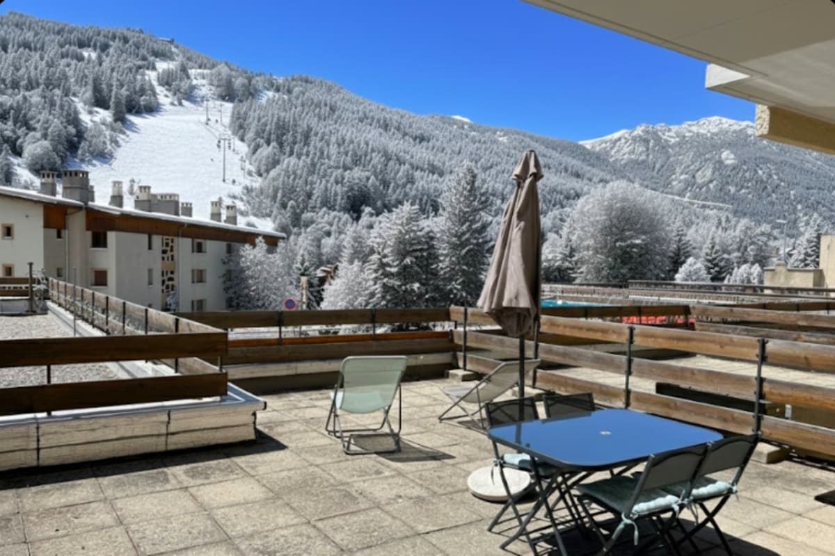  Appartement Appt Montagnard Avec Terrasse 