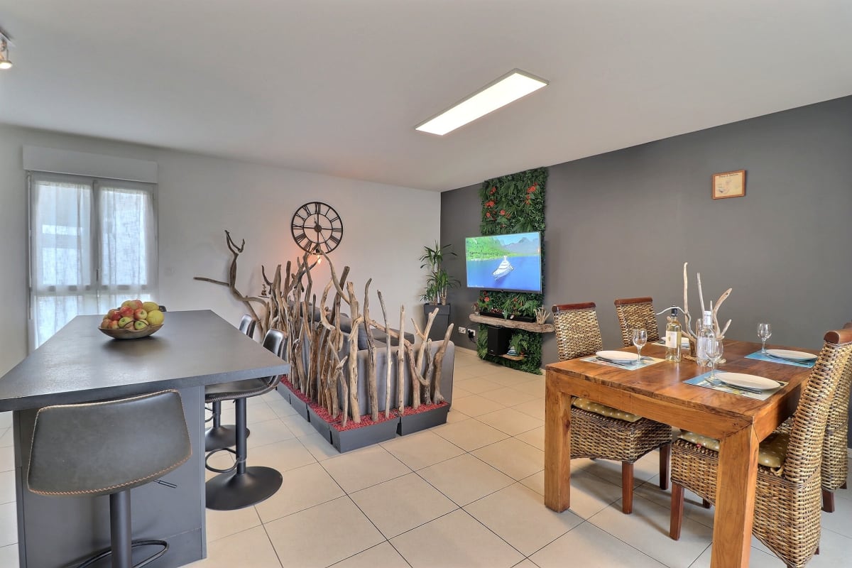  Appartement Evasion Tropicale - Vue montagne & terrasse