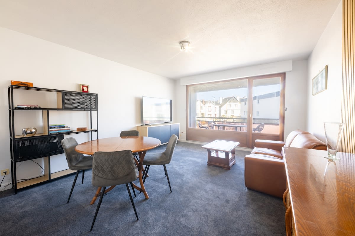 Immobilier Plages & bourg à pieds : appartement 2 chambres  