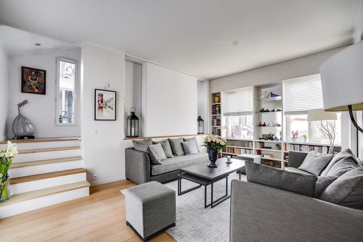 100 m² avec terrasse et parking - vue Tour Eiffel